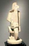 Jacques Lipshitz Sculpture: Seated Man with Clarinette (1919)